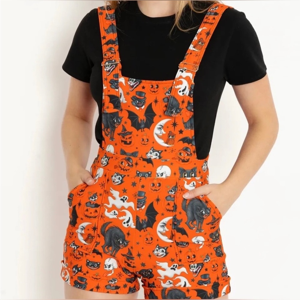 NWT Blackmilk Halloween overalls